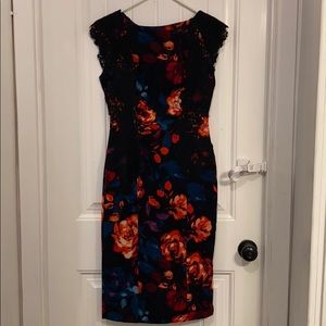 Maggy London midi floral dress